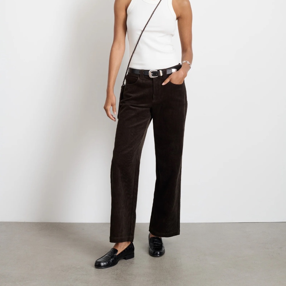 Alex Mill Camden Pant In Corduroy (Size 8) - Color Chocolate